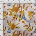 thumbnail image 3 of oneOone Velvet Dark Mustard Fabric Abstract Ink Texture Sewing Craft Projects Fabric Prints By Yard 58 Inch Wide, 3 of 5
