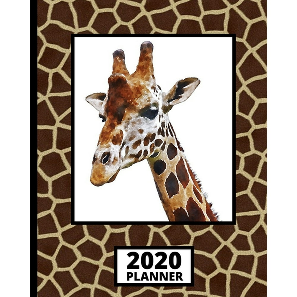 2020 Planner Giraffe 1Year Daily, Weekly and Monthly Organizer With