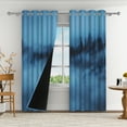 thumbnail image 2 of Aofoto Foggy Forest Blackout Curtains, Thermal Insulated Curtains for Bedroom, 2 Panels,52 x 84 inches, 2 of 5