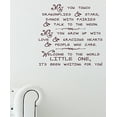thumbnail image 3 of Dragonflies Stars Welcome Little One Nursery Wall Decal Sticker, 23x22-Inch, Chocolate Brown, 3 of 3