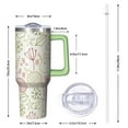 thumbnail image 2 of Christmas Tree 40oz Tumbler with Straw Lid Double Wall Stainless Steel Cup Holiday Gift for Women Coffee or Water, 2 of 4