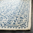 thumbnail image 4 of Safavieh Cambridge Collection CAM123G Handmade Moroccan Premium Wool Area Rug, 3' x 5', Navy Blue / Ivory, 4 of 4