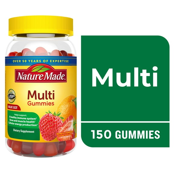 Nature Made Multivitamin Gummies, Gummy Vitamins for Nutritional Support, 150 Count