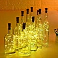 thumbnail image 4 of Guirnalda de luces LED VOOKRY para botellas de vino Paquete de 15 20 LED Color blanco cálido, 4 of 7