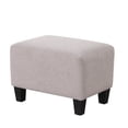 thumbnail image 4 of Shunda K Swivel Accent Chair with Ottoman, Teddy Short Plush Particle Velvet Armchair,360 Degree Swivel Barrel Chair with footstool for Living Room, Hotel, Bedroom, Office, Lounge, 4 of 10
