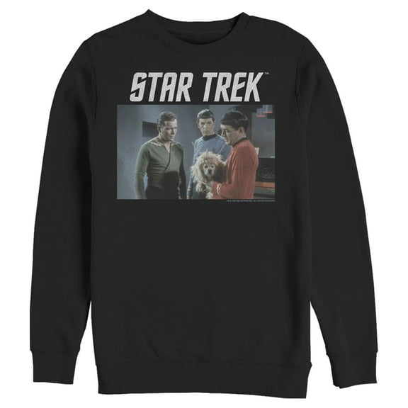 Men's Star Trek: The Original Series Alien Dog Sweatshirt Black Medium