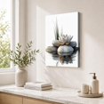 thumbnail image 2 of Elegant Zen Stones Canvas Wall Art Framed Canvas Prints Minimalist Nature Wall Art, Peaceful Zen Wall Art for Bathroom Wall Art, Bedroom Wall Decor, Meditation Yoga Room Wall Decor, 2 of 6