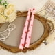 thumbnail image 1 of Pack de 2 velas románticas de varilla larga | Vela nupcial francesa impresa | Cera inodora, artesanal | Decoración de cumpleaños y fiestas con estampados coloridos | Largo Ardor | Ecológico, 1 of 8