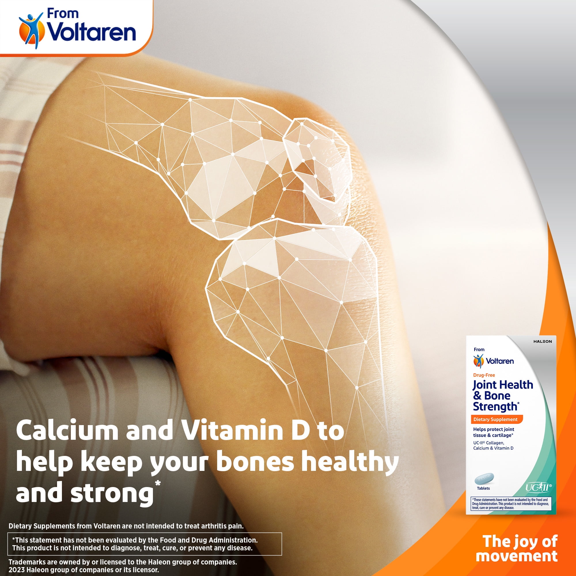 Voltaren Dietary Supplements Joint Health + Bone Strength – 30 Ct