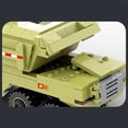 thumbnail image 6 of HI-REEKE Tank Building Block Set Self-Propelled Howitzer Model Kit Plastic Toy Gift for Kid Green, 6 of 7