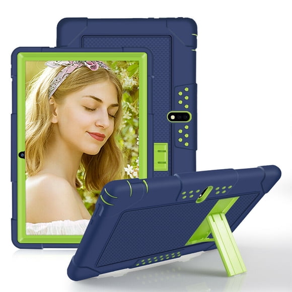 Mignova for AOYODKG A22 10.1 Inch Case, Heavy-Duty Shock-Resistant Kids Friendly Protective case(with Stand) for MEBERRY M7/Logic T10L/Mayceyee H2/AWOW UTBook/JUSYEA J5-W 10.1 Inch(Navy/Green)