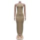 thumbnail image 4 of Vestido PORRCEY con hombros descubiertos y perforado en caliente, fiesta, club, noche, 4 of 6
