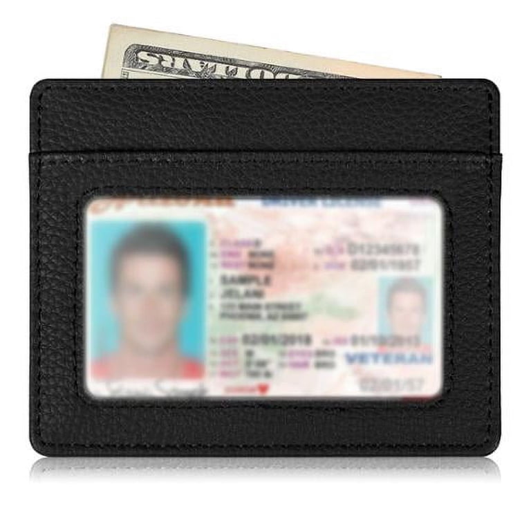 Fintie Credit Card Holder with RFID Blocking, Black photo 3