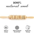 thumbnail image 4 of Accessories Anti Cellulite Massager Massage Roller Maderotherapy Disc Device Wood, 4 of 5