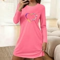 thumbnail image 1 of HongQid Nightgowns for Women Soft Grpahic House Dress Long Sleeve Sleep Shirts Fall Sleepwear Night Gown Nightshirt, 1 of 6
