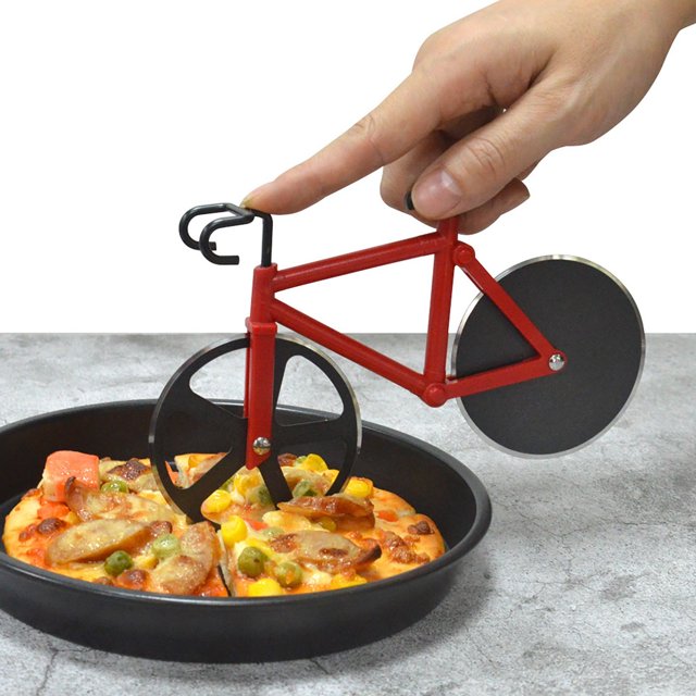 Birdeem Style Vélo Roue en Plastique Inoxydable Coupe-Pizza Outils de Cuisine