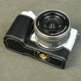 thumbnail image 2 of GadgetCom Camera Half Case Compatible with Sony Alpha ZV-E10 ZVE10 , Anti-Slip PU Leather Shell Protective Cover, 2 of 4