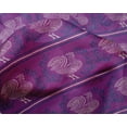 thumbnail image 4 of oneOone Silk Tabby Fabric Stripe|Leaves & Hen Block Print Sewing Fabric BTY 42 Inch Wide, 4 of 4