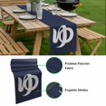 thumbnail image 5 of Japanese Style Table Runner - 36 Inch Long, Kitchen Dining Table Runner Dresser Scarves, Vintage Minimalist Navy Blue Farmhouse Decor for Coffee Tables Wedding Party Banquet, 5 of 8