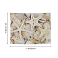 thumbnail image 6 of Kdxio Starfishes On Seashells Wall Hanging Tapestries Banner For Bedroom College Dorm Home Living Room Party Decor 29X37 In, 6 of 8