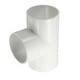 thumbnail image 1 of Uxcell 1Pcs 3" Tee 3 Vías Conector de Accesorios de Tubo, Accesorio de Esquina de Grado de Construcción de Muebles para Estructura de Soporte de Estante de Jardín Conexión de Carpa, Blanco, 1 of 6