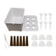 thumbnail image 1 of Sistema de cultivo hidropónico, kit de cultivo hidropónico, sistema de jardín, planta Blanco, 1 of 9