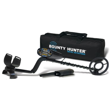 Bounty Hunter Quick Draw 2 Hobby Metal Detector with Bonus Pinpointer and Carry Bag