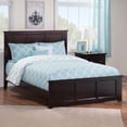 thumbnail image 1 of AFI Madison Full Solid Wood Platform Bed with USB Charging Station in Espresso, 1 of 5