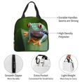 thumbnail image 4 of Balery Red-Eyed Tree Frog Bolsa de Almuerzo Aislada – Caja de Almuerzo con Papel de Aluminio Grueso, Mantiene la Comida Fresca por 4 Horas, 4 of 8