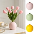thumbnail image 7 of Refined Vase Vases Flower Vase Decorative Ceramic Round Floral Vase Hydroponics Vases for Home Decor Office Centerpieces Adornment Scene vase, 7 of 7
