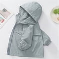 thumbnail image 4 of Fancifize Boys Summer Sun Protection Jackets Casual Long Sleeve Zipper Hooded Coats Kids Outdoor Outwear, 4 of 6