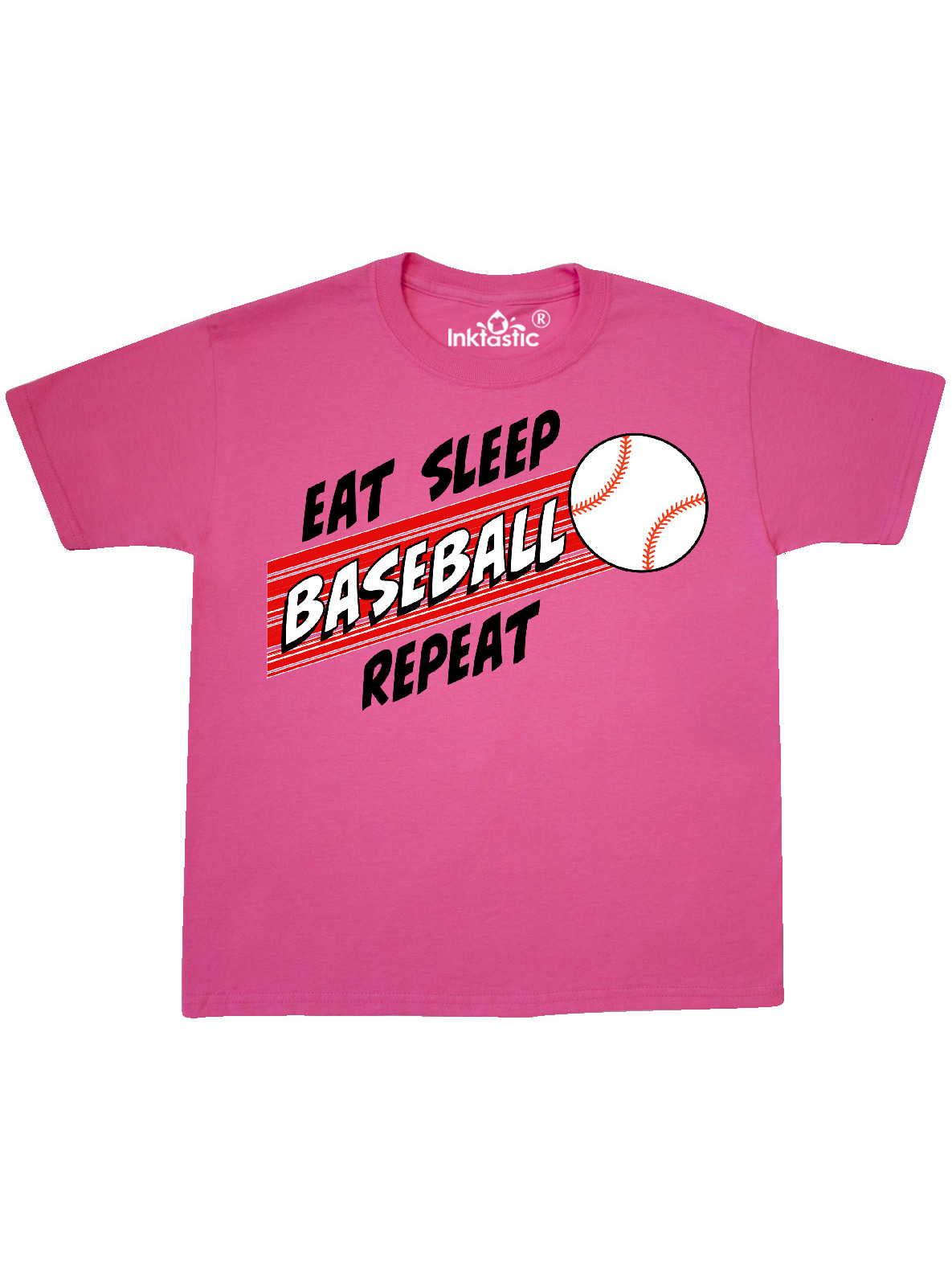 Eat, Sleep, Baseball, Repeat Youth T 