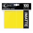thumbnail image 1 of Eclipse Pro Protège-Cartes Standard Mat : Jaune Citron (66mm x 91mm) 100 Protège-Cartes par Paquet, 1 of 4