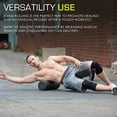 thumbnail image 4 of ProsourceFit High Density Foam Rollers 24 - inches long, Firm Full Body Athletic Massage Tool for Back Stretching, Yoga, Pilates, Post Workout Muscle Recuperation, Black/Blue, 4 of 7