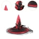 thumbnail image 4 of Sombrero de bruja de Halloween, sombrero de bruja de ala ancha, accesorios para fotos, decoración, sombrero de hechicera para Rojo, 4 of 8