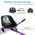 thumbnail image 2 of Hoverboard Seat Attachment For Kids, 265lbs Capacity Go Kart Attachment,Accessory w/ Adjustable Length 26”-34.5”,Bigger&Sturdier Seat,Transform 6.5” 8” 10” Hoverboard Into Go Cart, 2 of 8