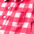 thumbnail image 2 of ink Shirts for Kids Girl Boy Summer Fall Short Sleeve Graphic Work Brunch Uniform Cute Plaid School Girl Cosplay Costumes Tops Shirt Blouse Kid 2026 Clothes 5 Years, 2 of 7