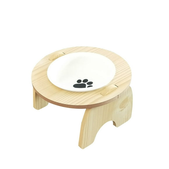 Pet Water Bowl 15° Creative Pet Feeding Bowl Food Bowl Cat Bowl for Puppy