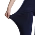 thumbnail image 4 of Pantalones de yoga con cordón y bolsillos para mujer, mallas deportivas para hacer ejercicio, talla S, color oscuro S, 4 of 4