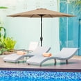thumbnail image 5 of Toldo de repuesto para sombrilla de patio, 2,7 m, para exteriores, color canela, 8 varillas, 5 of 5