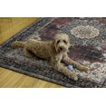 thumbnail image 4 of Bryant 5' x 7' Washable Area Rug, Ivory and Burgundy, 4 of 8