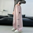 thumbnail image 6 of Girls Sweatpants Size 13-14 Baggy Girls Sweatpants High Waisted Wide Leg Elastic Waist Sweat Pants Comfy Drawstring Casual Active Pants Pretty Sweatpants For Girls Black 10-12 Years, 6 of 7