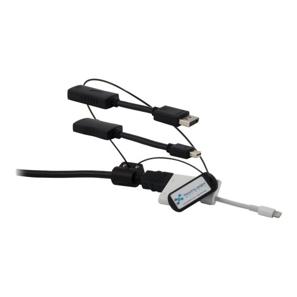 6' HDMI cable with attached DisplayPort, miniDisplayPort & Lightning