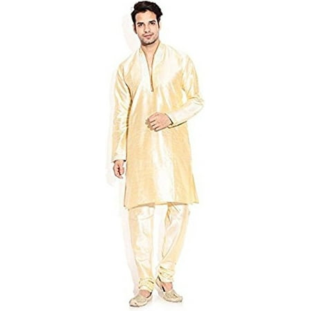 

Royal Kurta Silk Blend Hineck Kurta Churidaar Set For Men