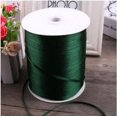 thumbnail image 1 of Cinta de satén verde oscuro de 3mm y 50 yardas para manualidades y costura decoración para fiesta de boda de Navidad papel de regalo hecho a mano Material DIY, 1 of 4