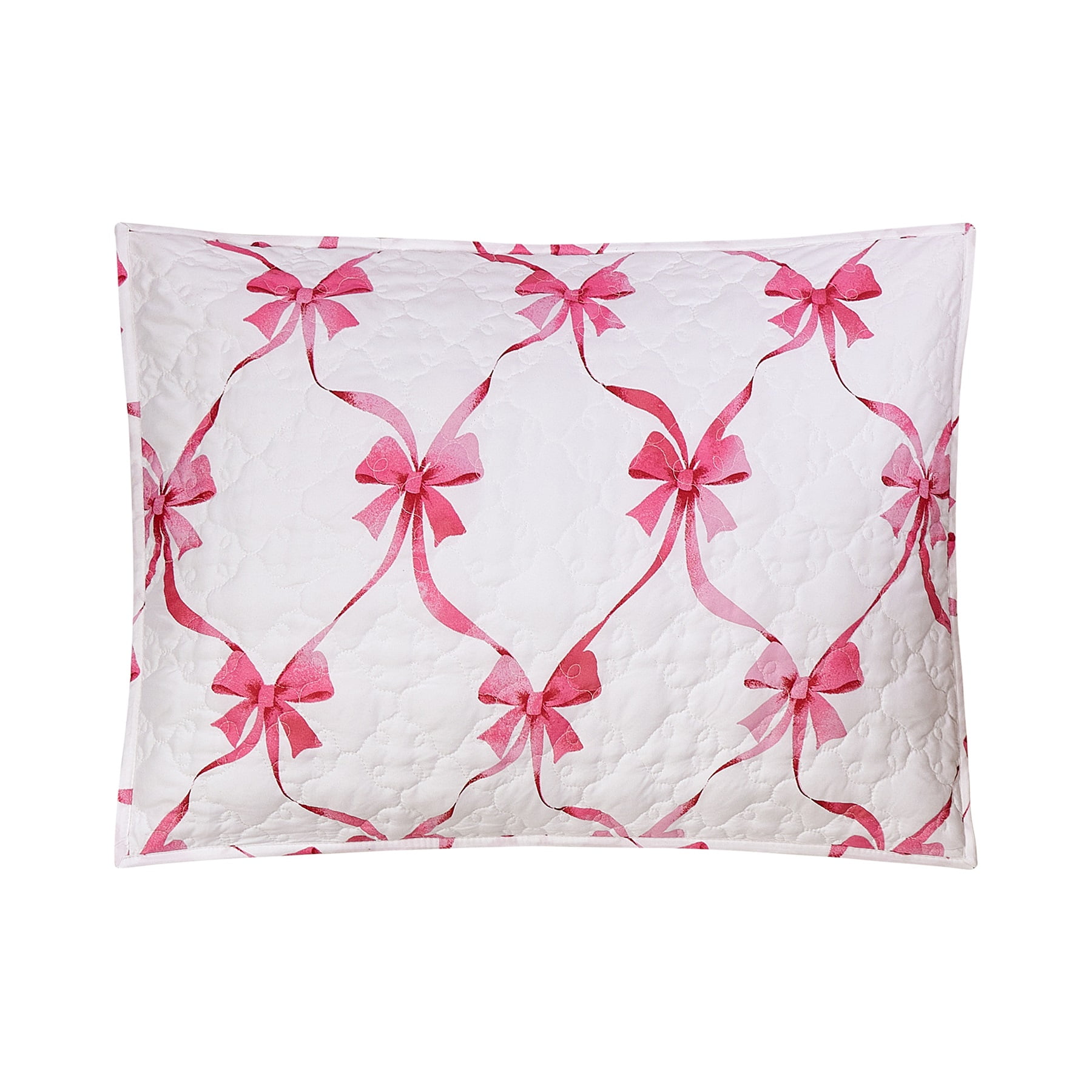 Modern Heirloom Abigail Bow Pink 2-Piece Quilt Set, Twin, All Ages