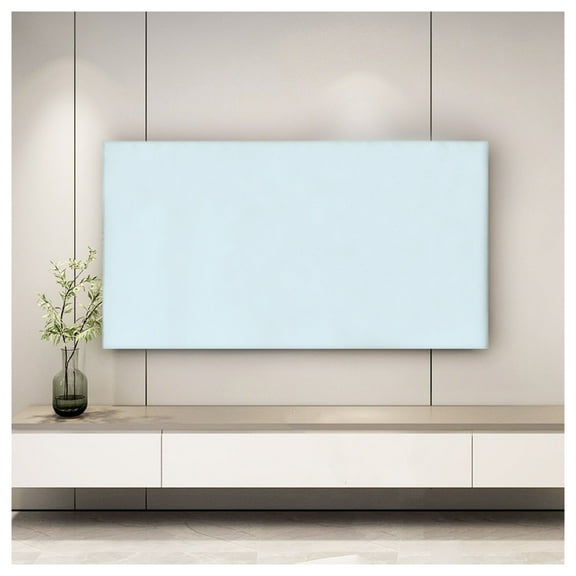 TV Cover Dust Cover, Elastic Fabric Television Protective Cover Universal All-Inclusive TV Dust Cover, Pure Color Dust-Proof Decorative For Desktop Hanging