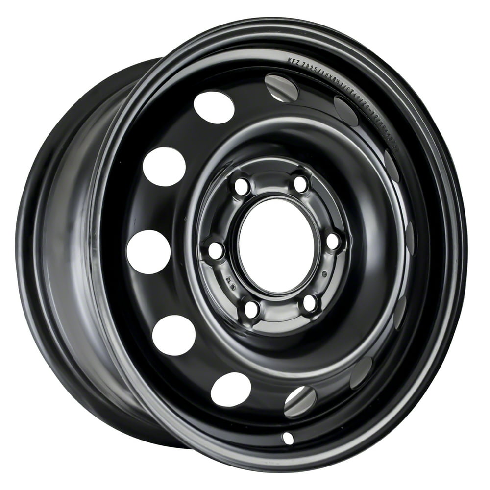 16 X 6.5 Reconditioned OEM Steel Wheel, Black, Fits 20062012 Kia