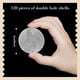 thumbnail image 2 of 120 Pcs Round Natural Shells Capiz Sea Shells 2 Inch Oyster Shells for Crafting with 2 Holes Sea She, 2 of 5