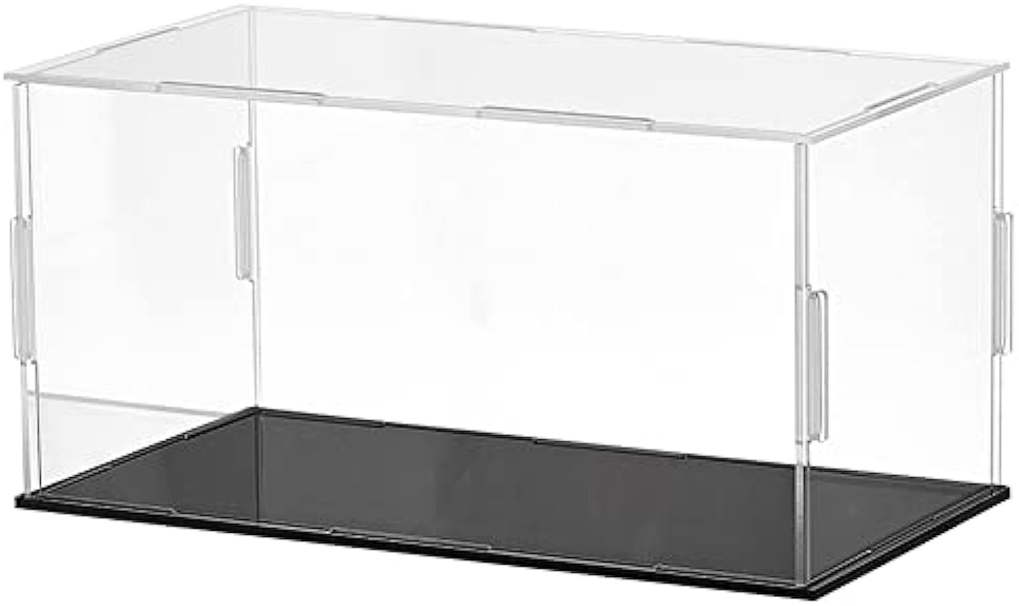 2 Sets Clear Display Case Mini Football Helmet Display Case Countertop